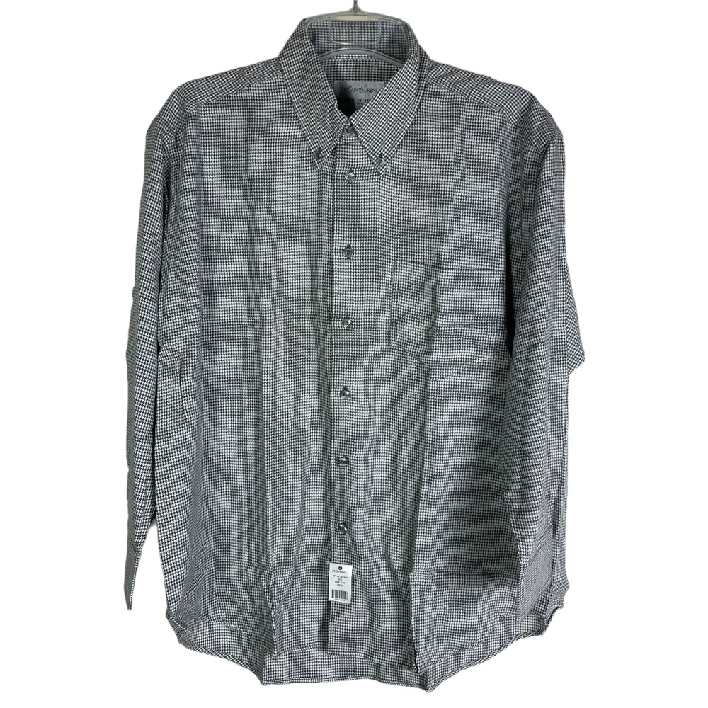 Yves Saint Laurent YSL Men’s Herringbone Buttondown Shirt Size XL 17/ 32-33